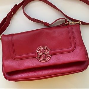 Tory Burch Fold Over Messenger Bag
